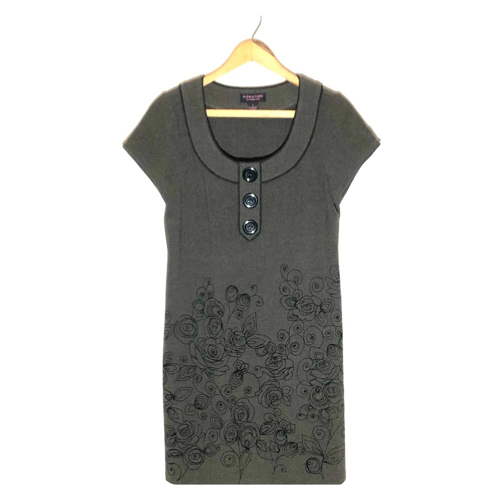 Vintage Style Embroidered Dress SZ 6